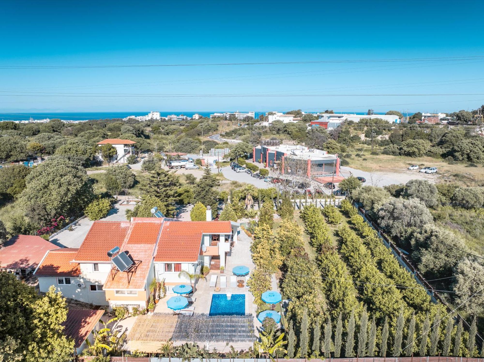 Artzy Villa Rhodes City Exterior foto