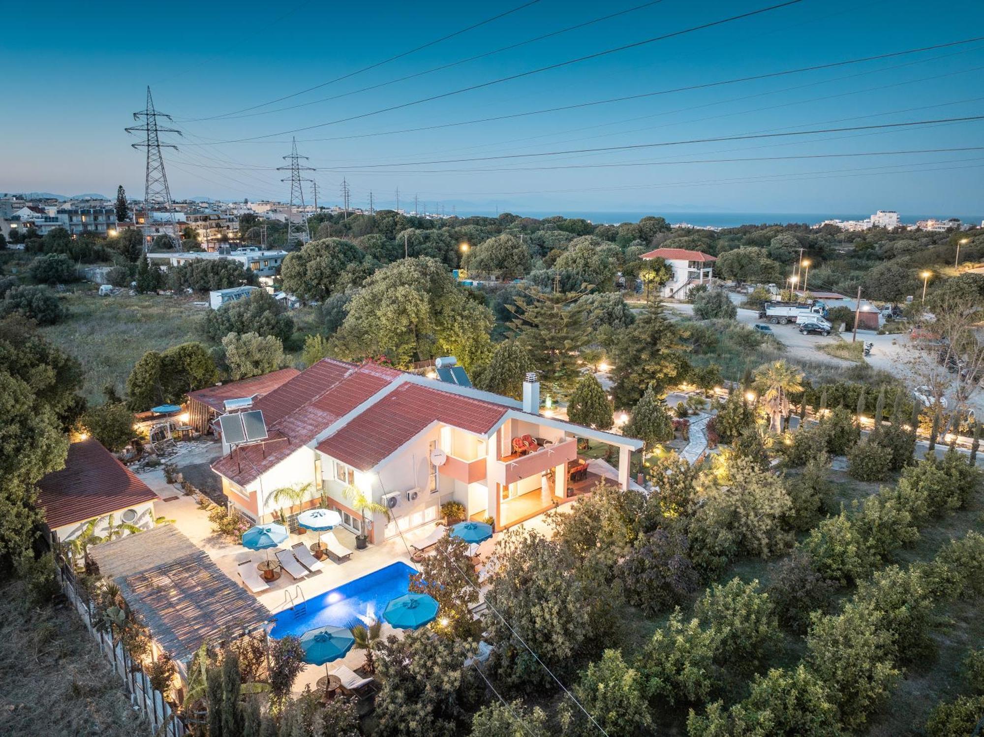 Artzy Villa Rhodes City Exterior foto