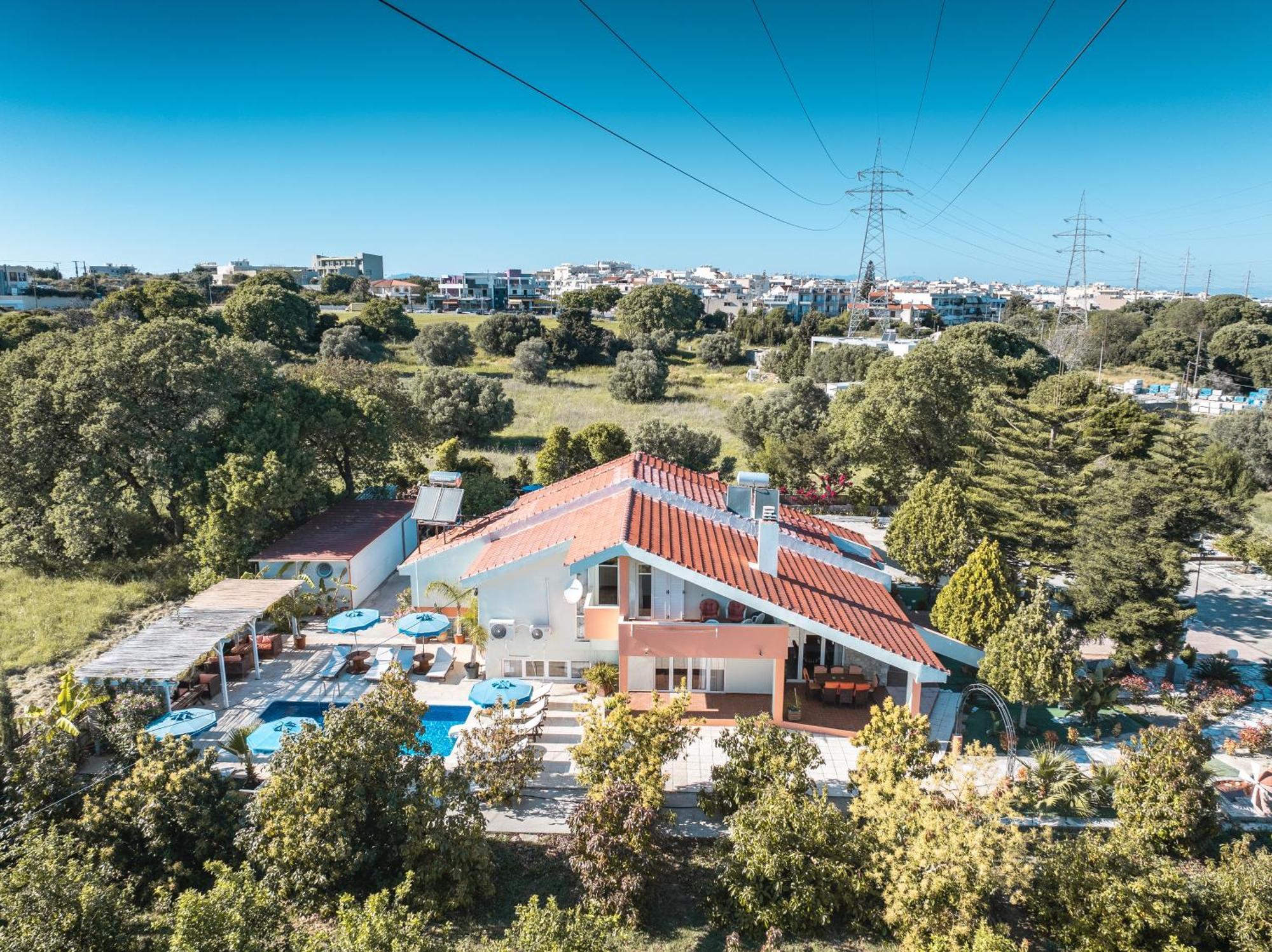 Artzy Villa Rhodes City Exterior foto