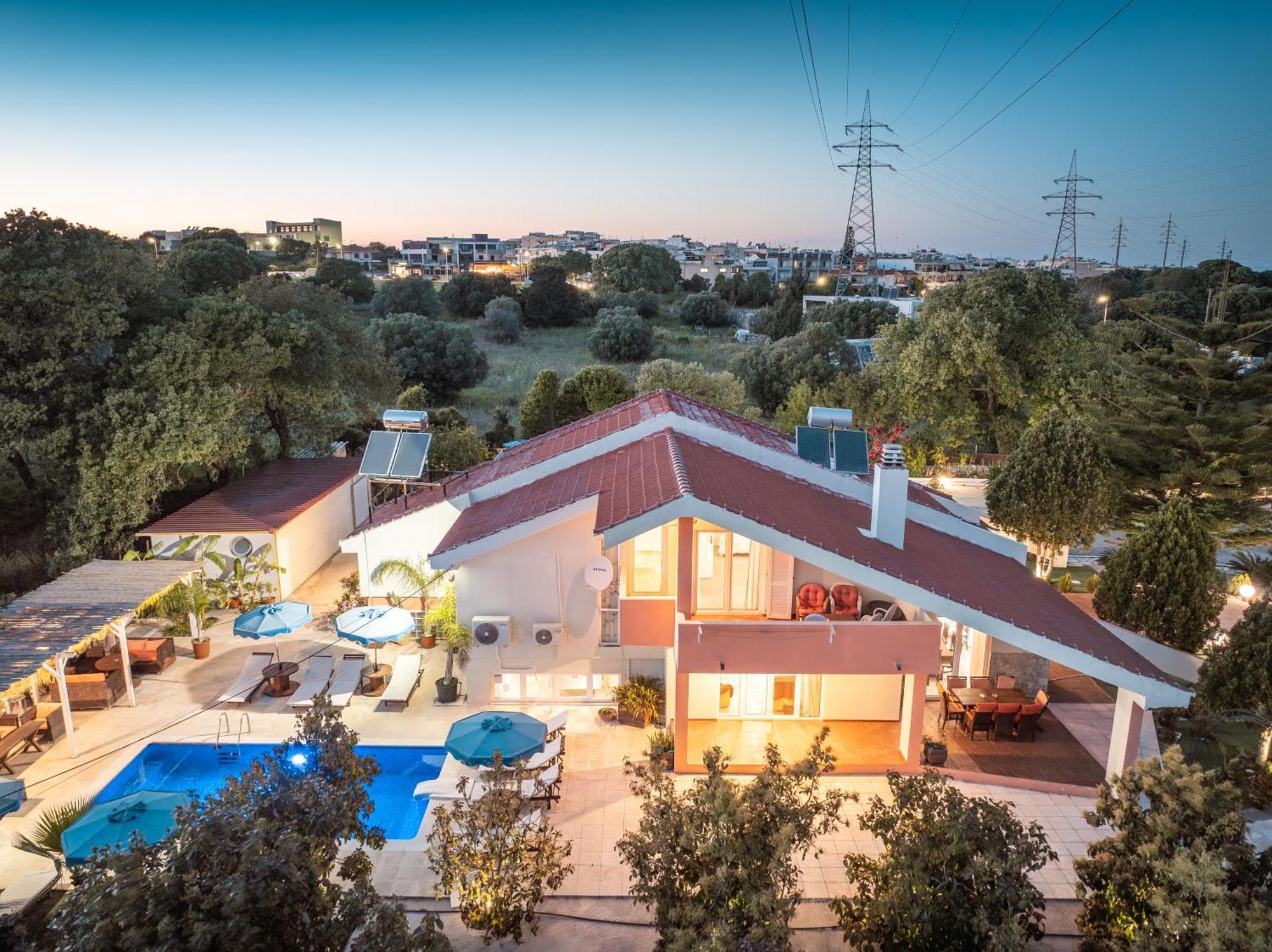 Artzy Villa Rhodes City Exterior foto