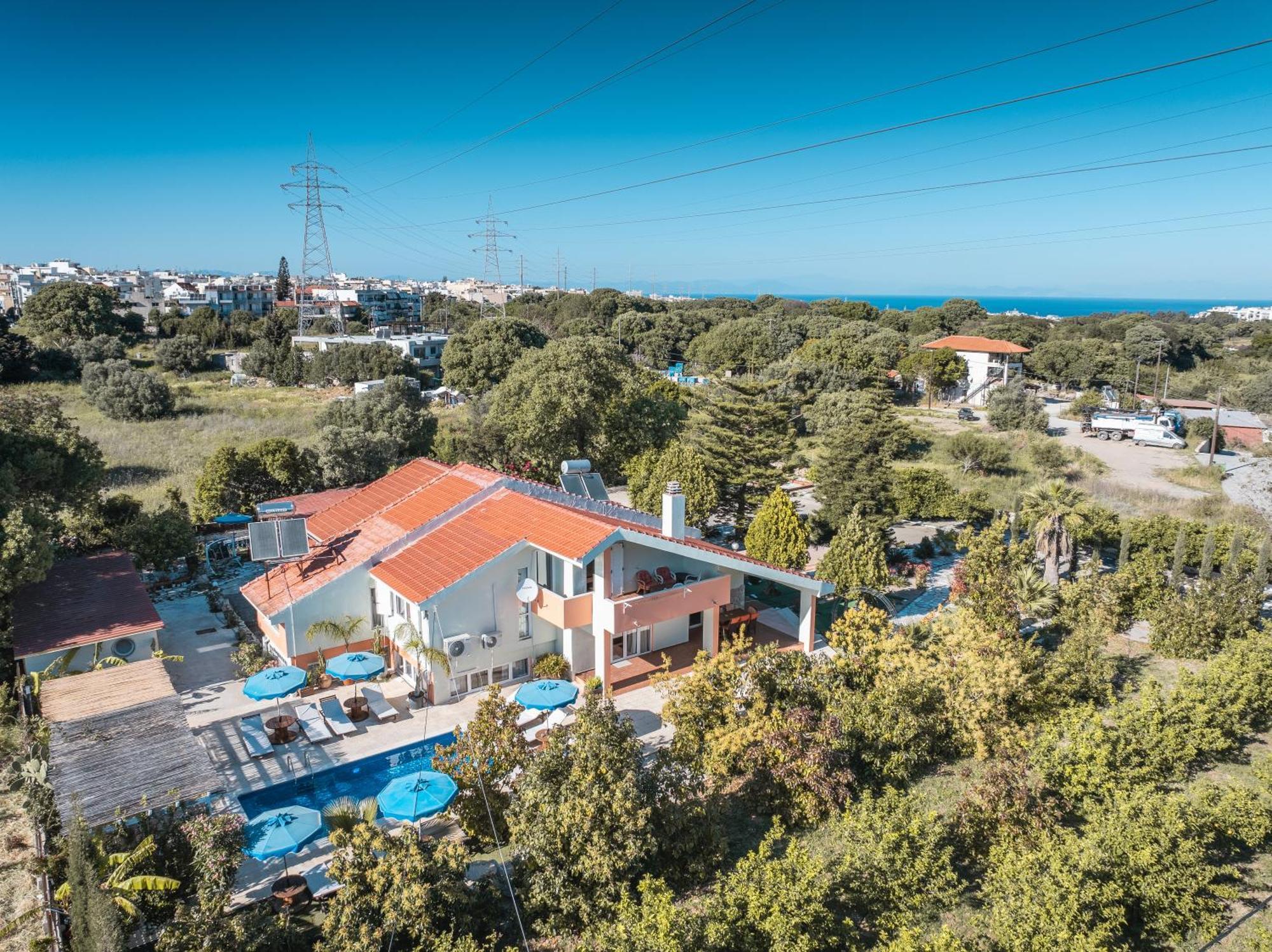 Artzy Villa Rhodes City Exterior foto